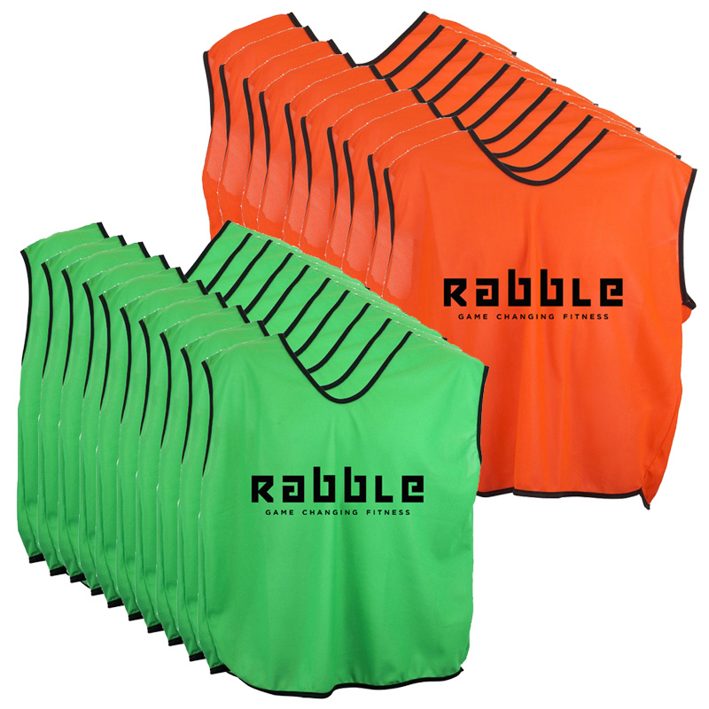 Rabble Branded Sports Bibs (Pack of 20)